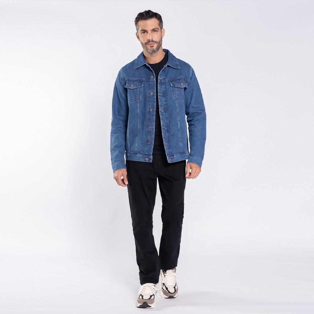 Jaqueta Masculina Jeans Marc Alain