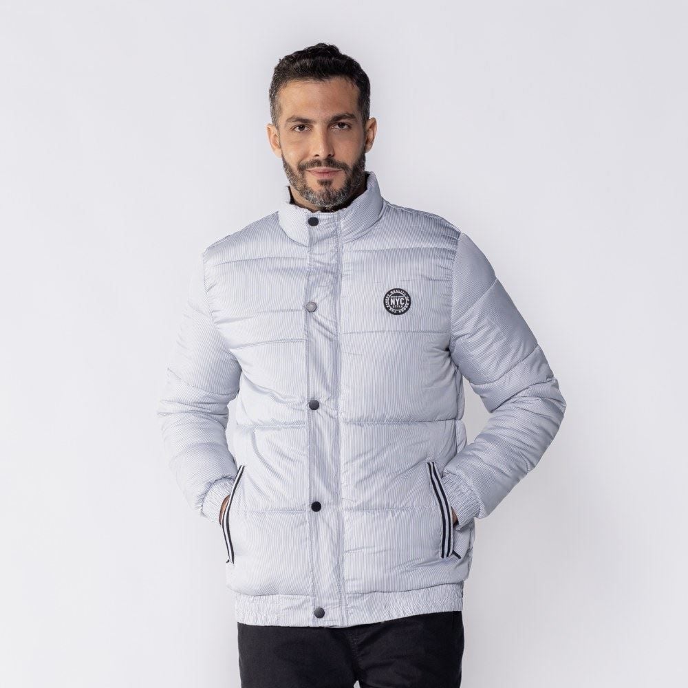 Jaqueta Puffer Masculina De Microfibra Thing