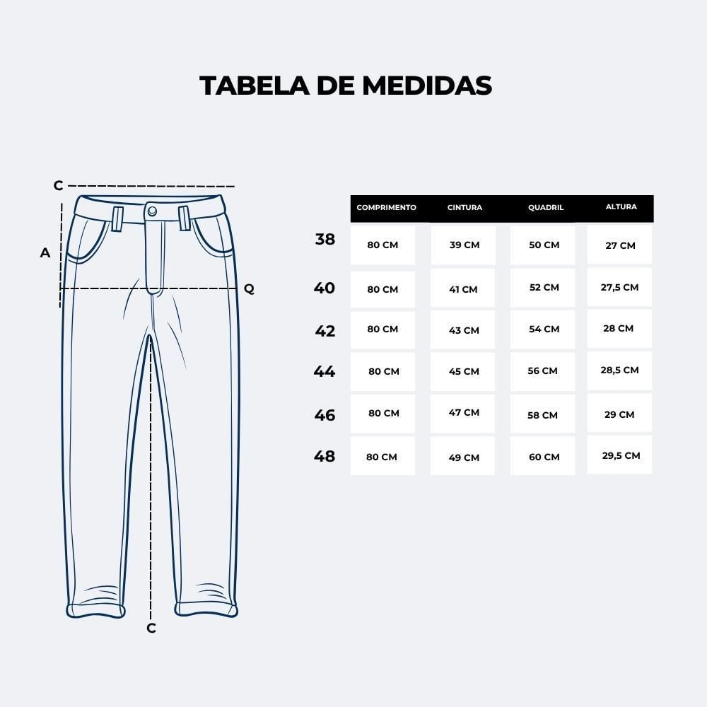 Calça Jeans Masculina Tradicional Marc Alain