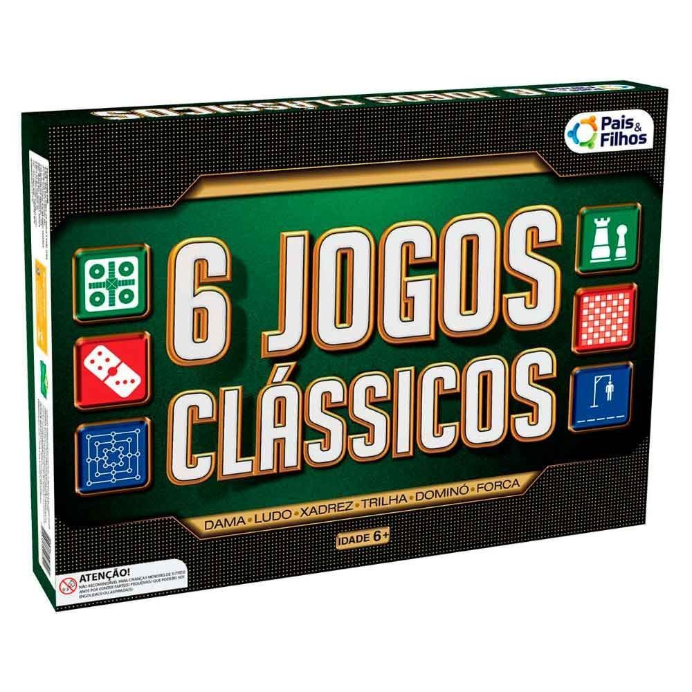 Jogo 6 Jogos Clássicos Pais & Filhos Gala - 2759