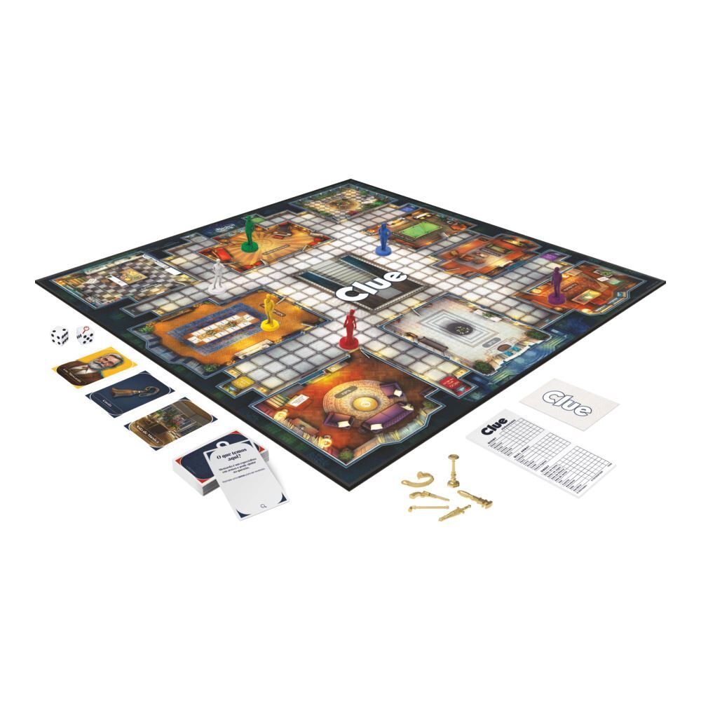 Jogo Clue Classic Refresh Cluedo Hasbro