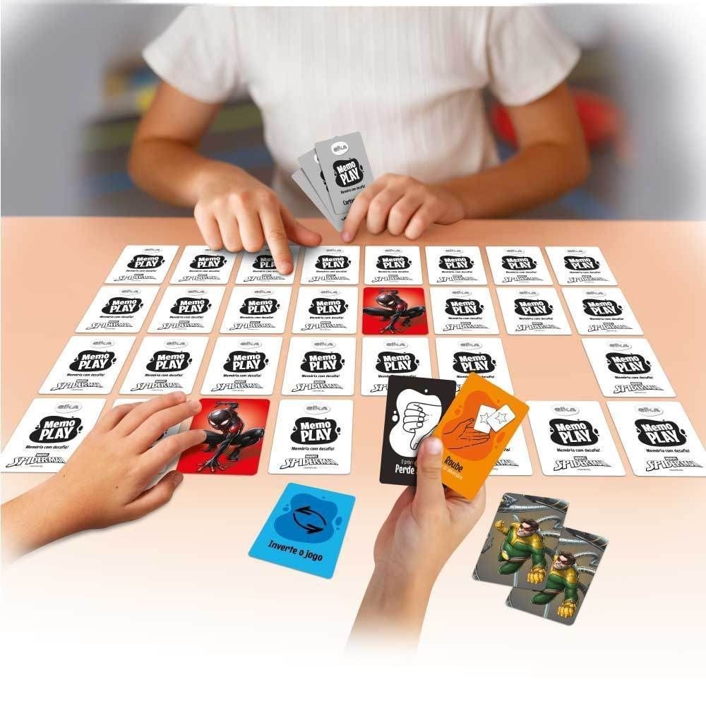 Jogo da Memória Memo Play Homem-Aranha Elka - 1348