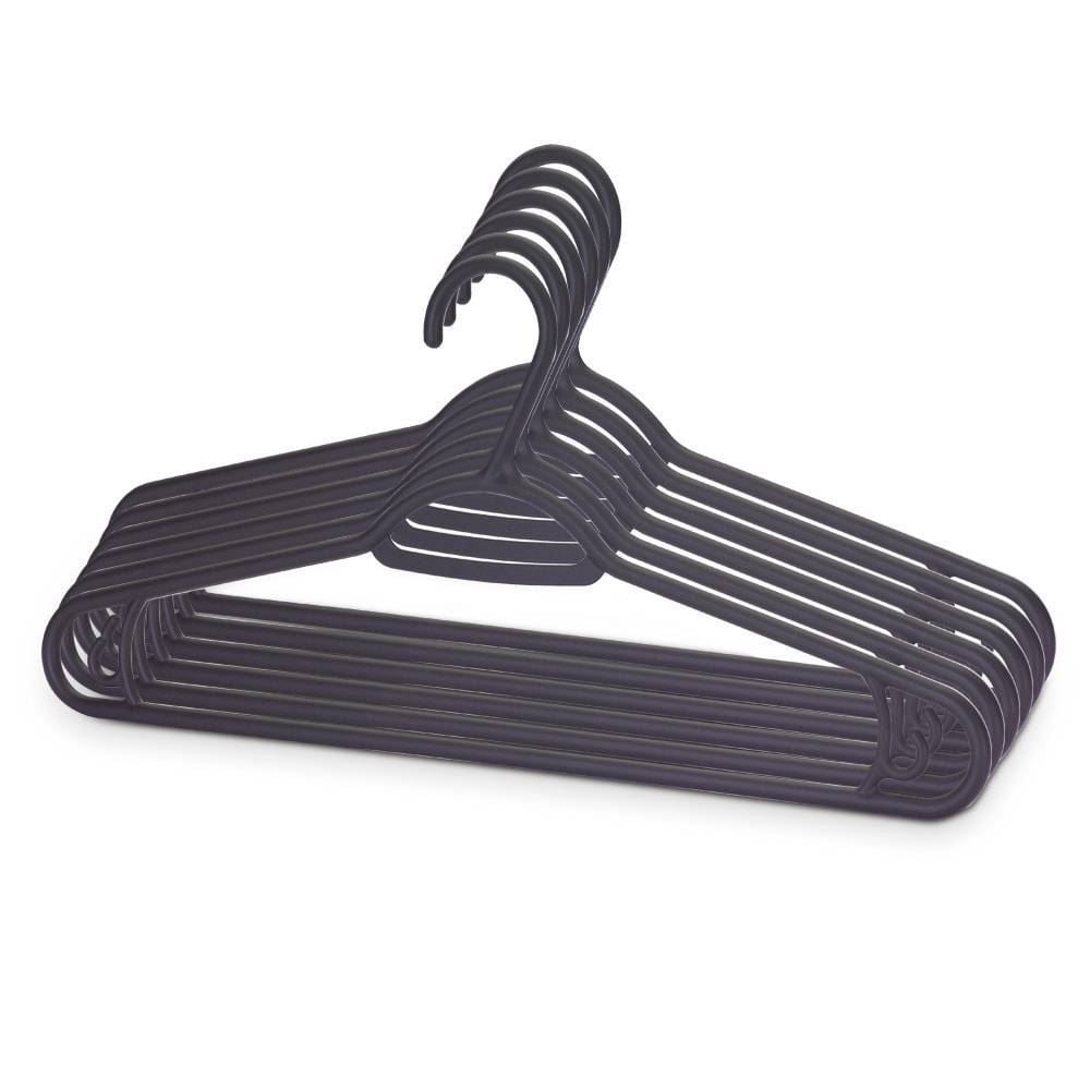 Jogo de Cabides Tintureiro Leve 6 Pague 5 Dasplast - Preto