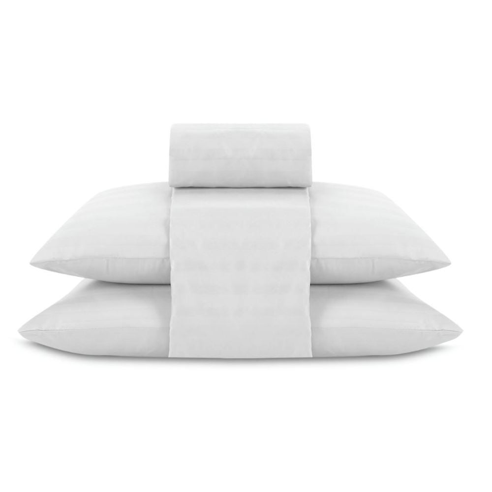 Jogo de Cama 4 Peças Stripe Firenze King Havan Casa - Branco