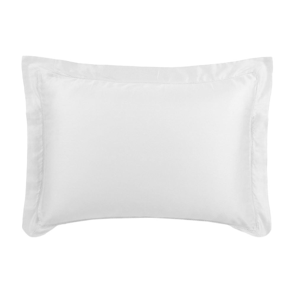 Jogo de Cama Casal 300 Fios Ponto Ajour Buona Fortuna - Branco