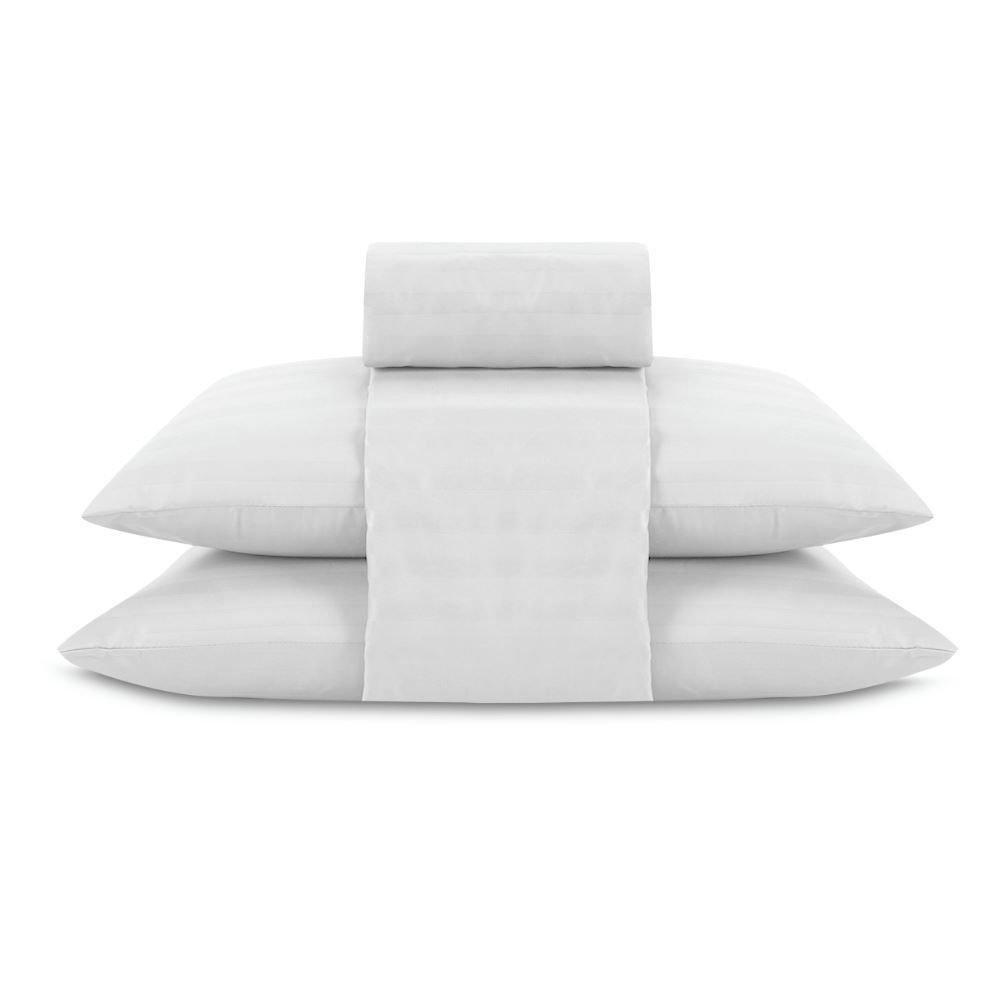 Jogo de Cama Casal 4 Peças Stripe Firenze Havan Casa - Branco