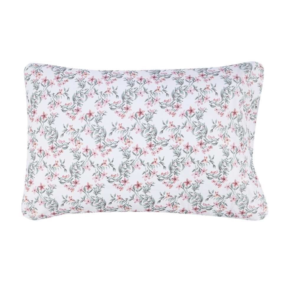 Jogo de Cama Casal Elegance Havan Casa 4 pçs - Elise Flowers Verde
