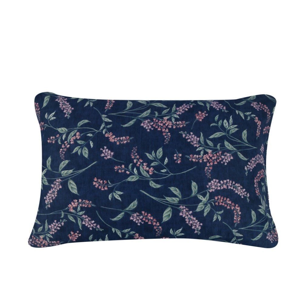 Jogo de Cama Casal Elegance Havan Casa 4 pçs - Julien Flowers Marinho