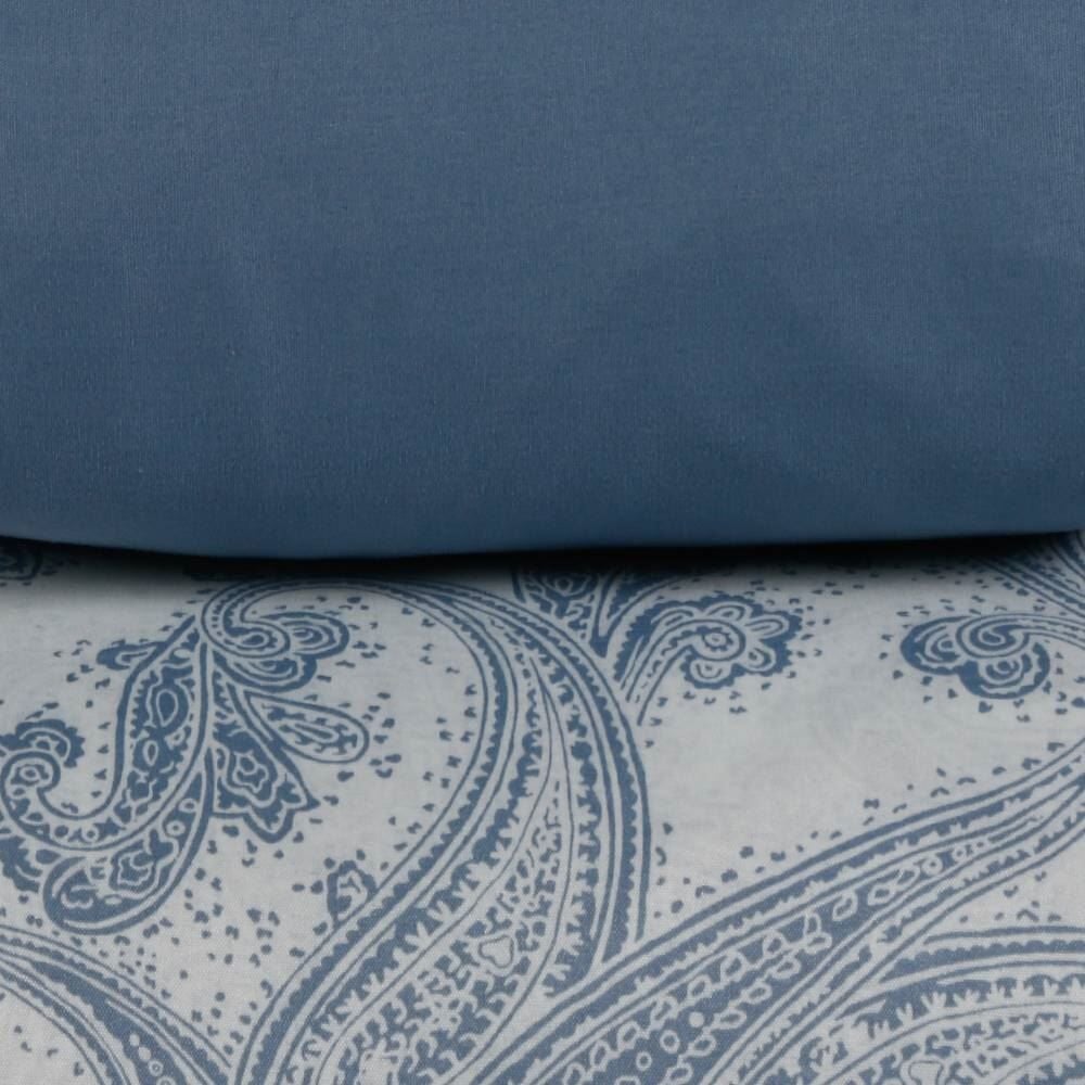 Jogo de Cama Casal Napoli Havan Casa 4 pçs - Nômade Cash Azul