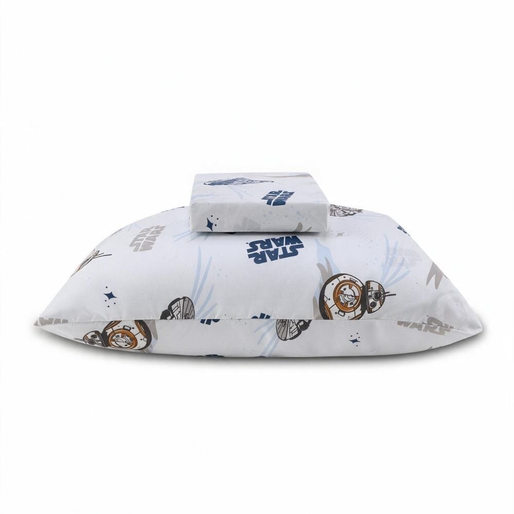 Jogo de Cama Infantil Solteiro Disney by Hedrons 2 pçs - Starwars 