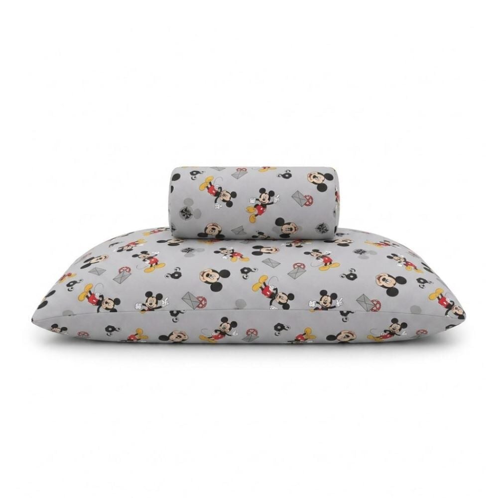 Jogo de Cama Infantil Solteiro Disney by Hedrons 2 pçs - Mickey Work Rotativo