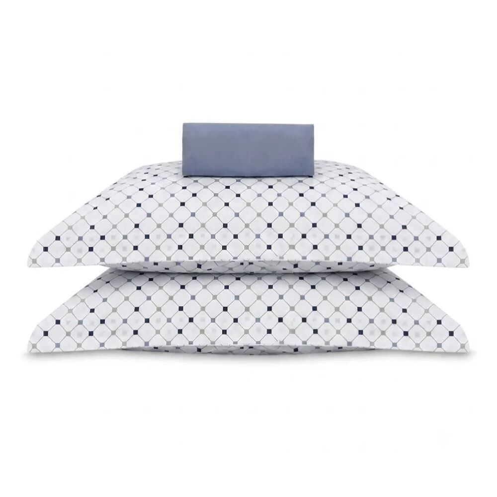 Jogo de Cama King 3 Peças Buona Fortuna - Patrick Azul