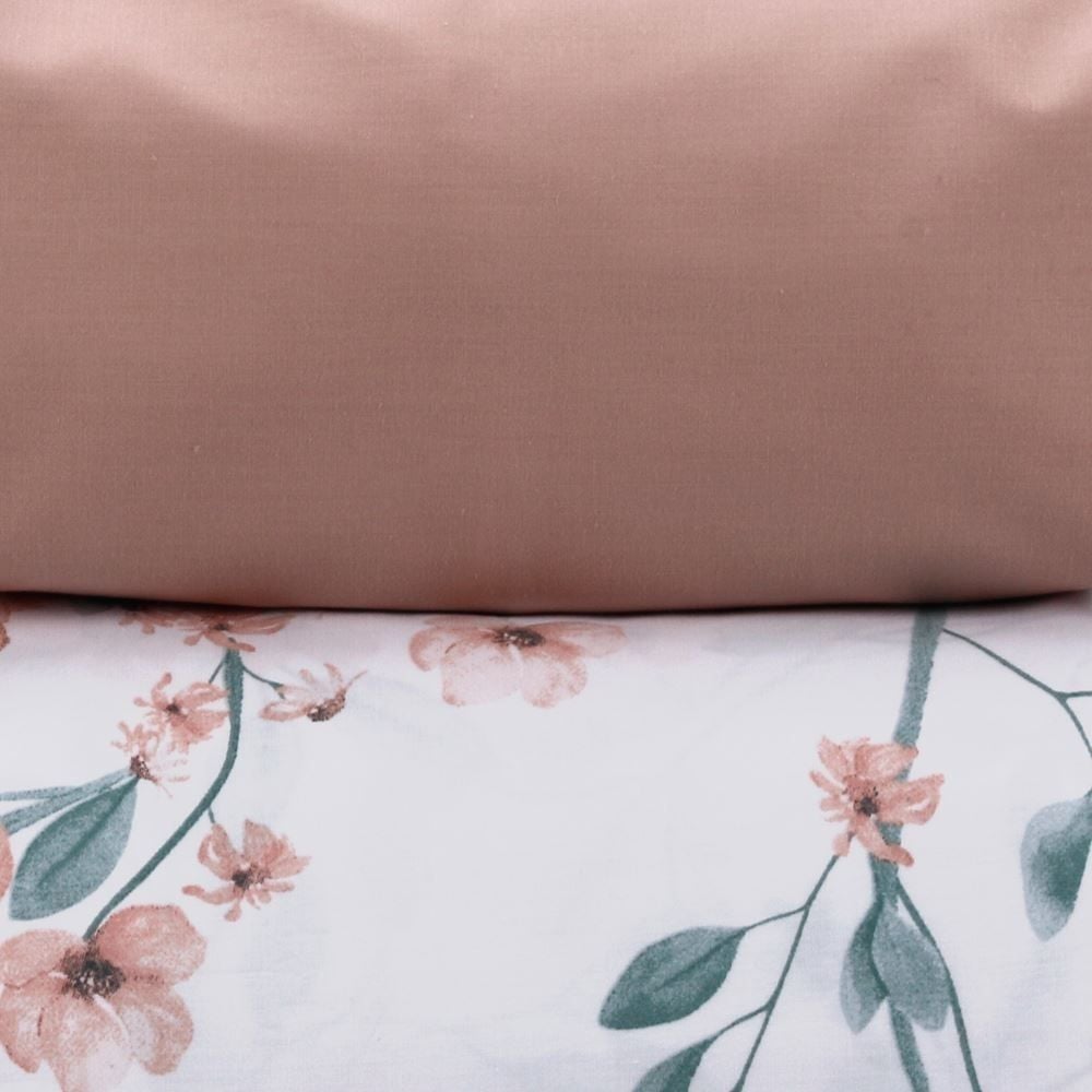 Jogo de Cama King 4 Peças Buona Fortuna - Aurora Rosa