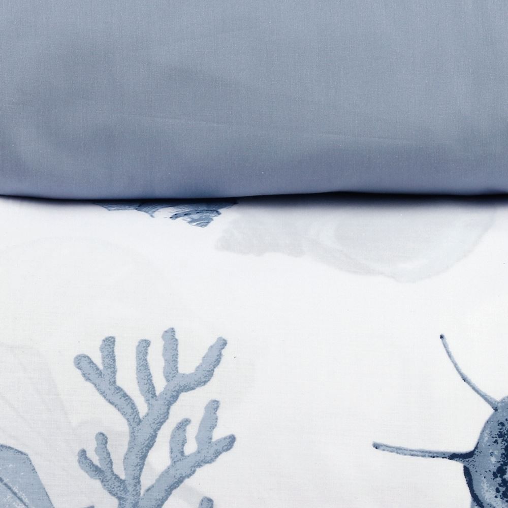 Jogo de Cama King 4 Peças Buona Fortuna - Brisa Do Mar Azul Novo