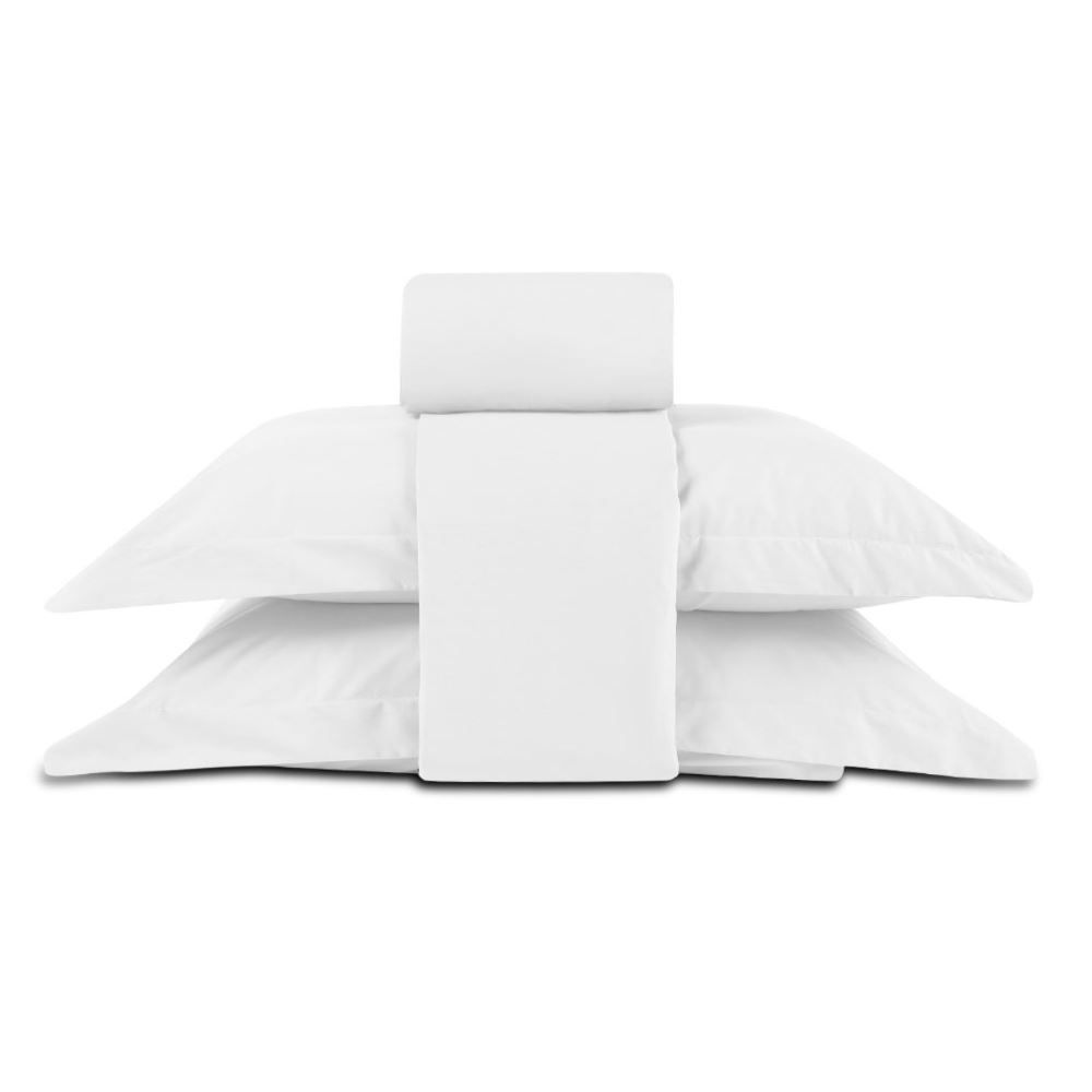 Jogo de Cama King 4 Peças Buona Fortuna - Branco