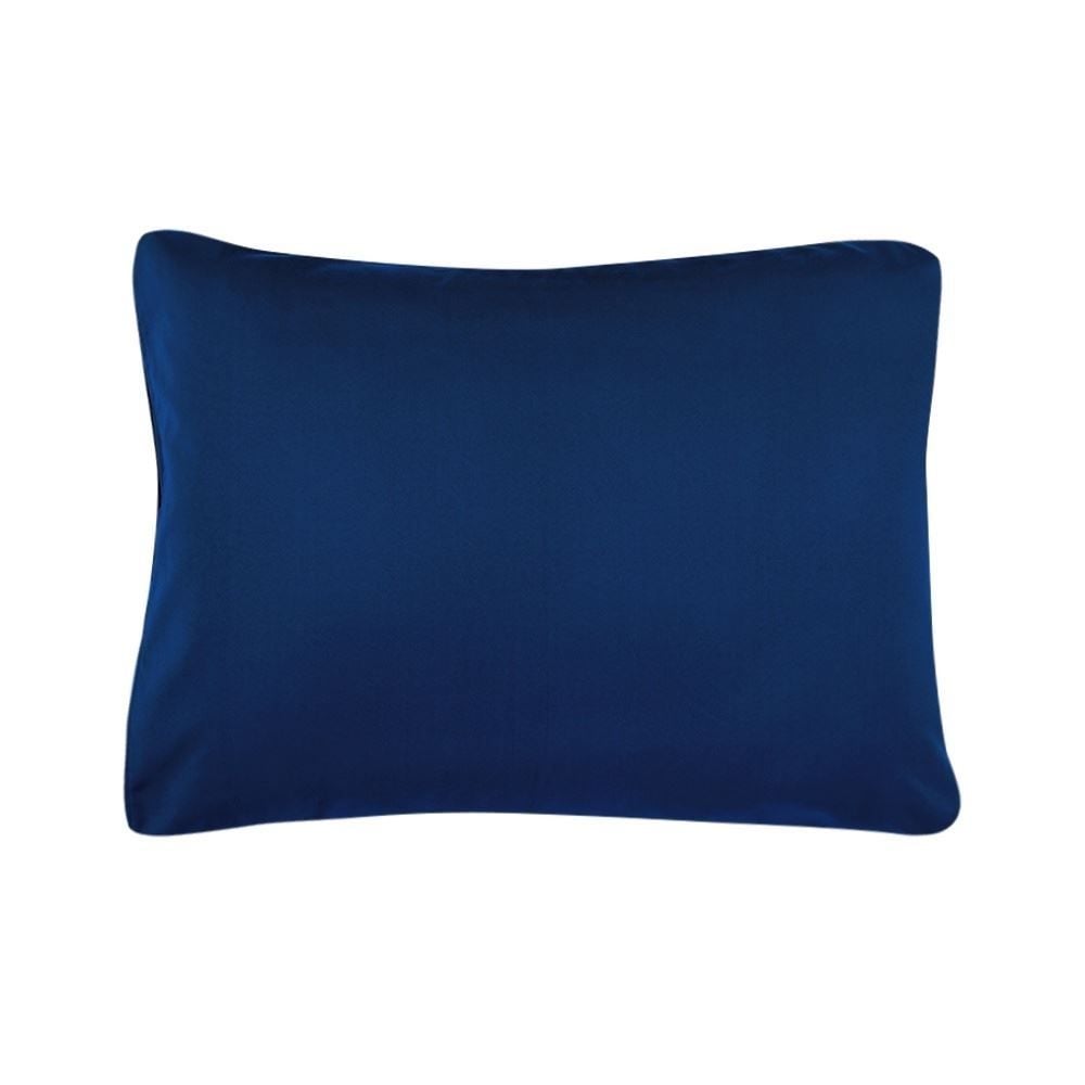 Jogo de Cama King Elegance Liso Havan Casa 4 Peças - Azul Marinho