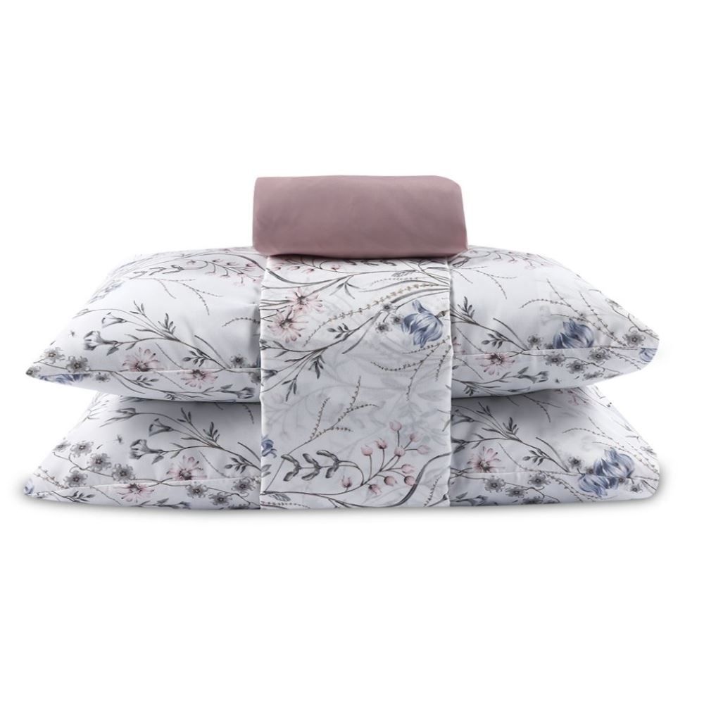 Jogo de Cama King Elegance Havan Casa 4 pçs - Antique Boeme Marfim