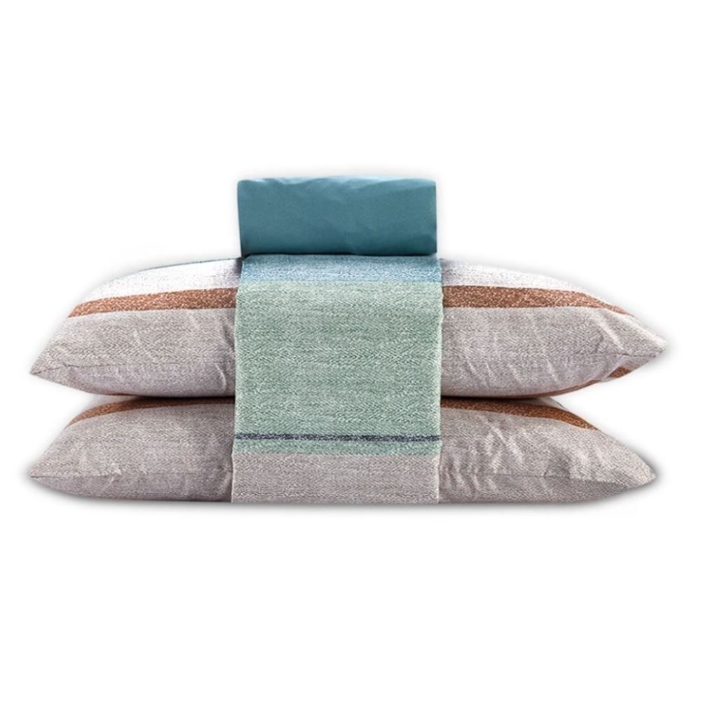 Jogo de Cama King Elegance Havan Casa 4 pçs - Paladio Listra Verde