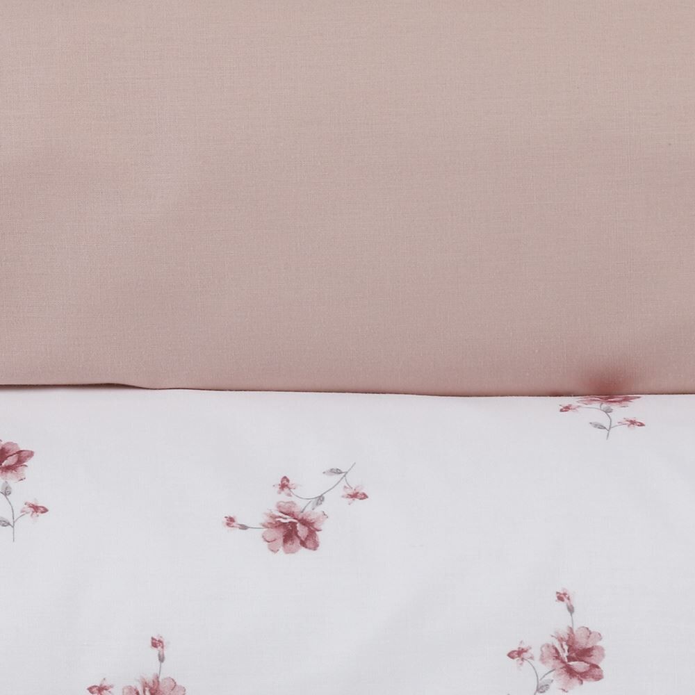 Jogo de Cama King Percal Buona Fortuna 3 pçs - Violet Rosa