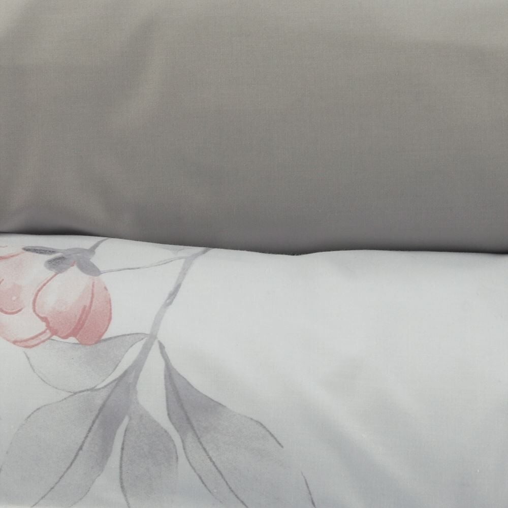 Jogo de Cama King Percal Buona Fortuna 3 pçs - Sophie Prata