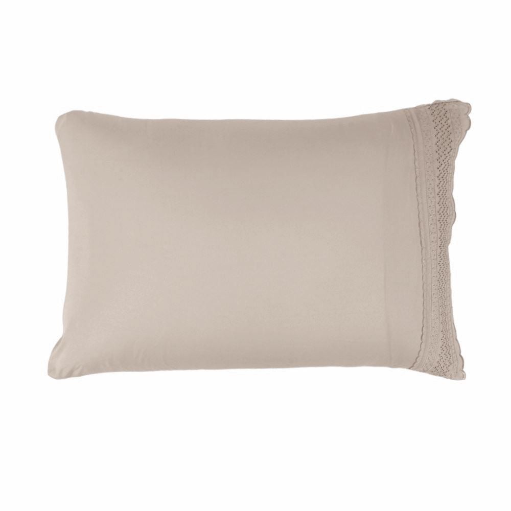 Jogo de Cama King Renda Imperial Havan Casa 4 pçs - Bege
