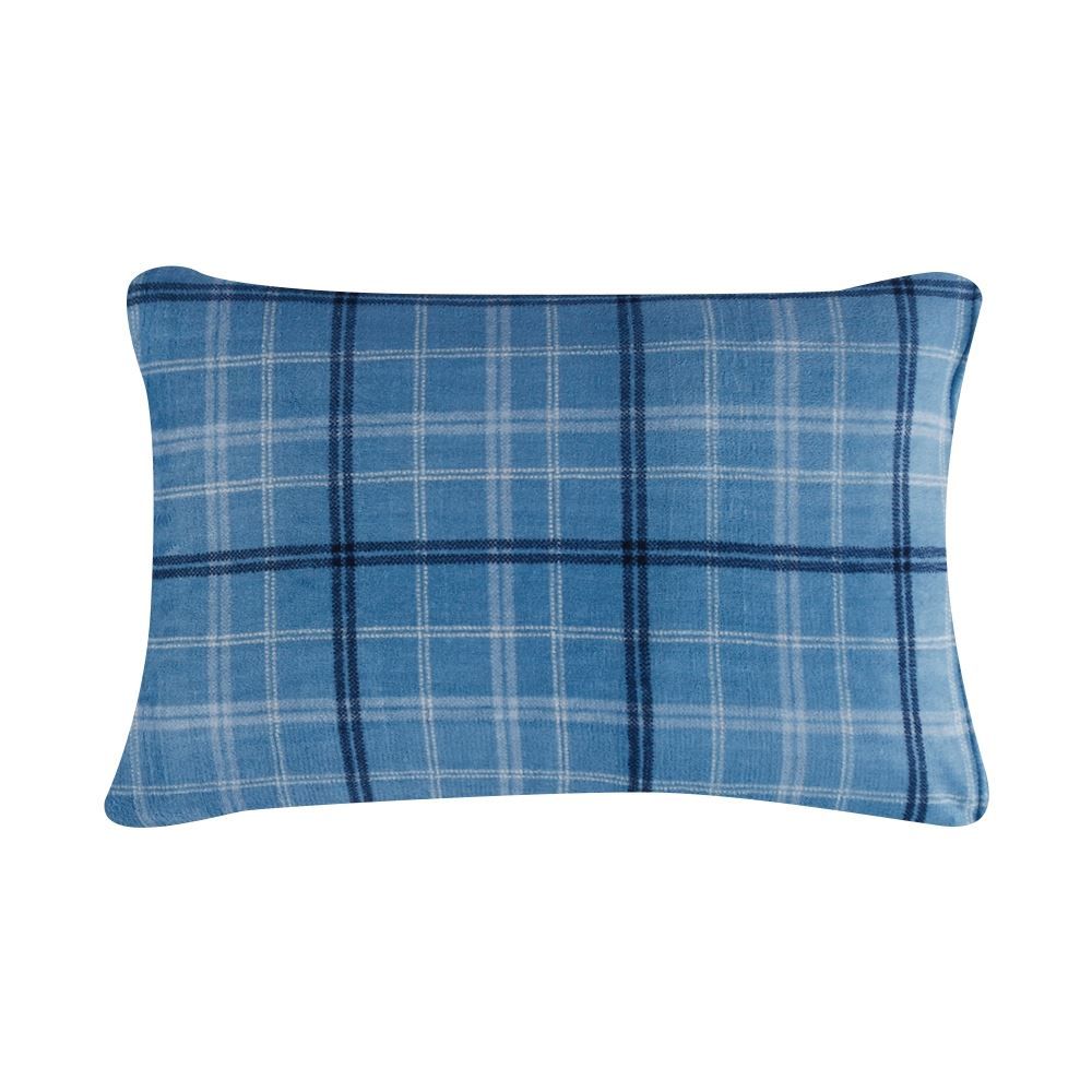 Jogo de Cama Plush Provence Casal 3 pçs Havan Casa - Enzo Azul
