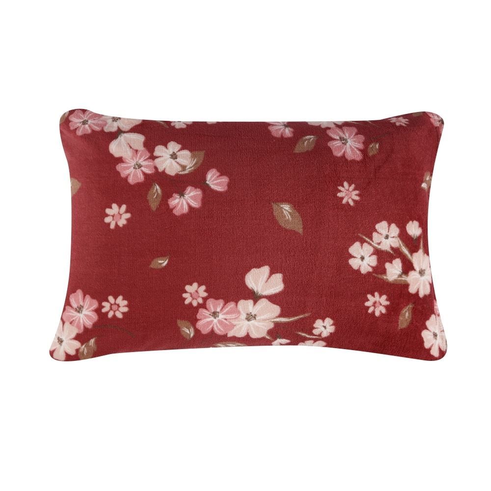 Jogo de Cama Plush Provence Queen 3 pçs - Nina Floral Rosa