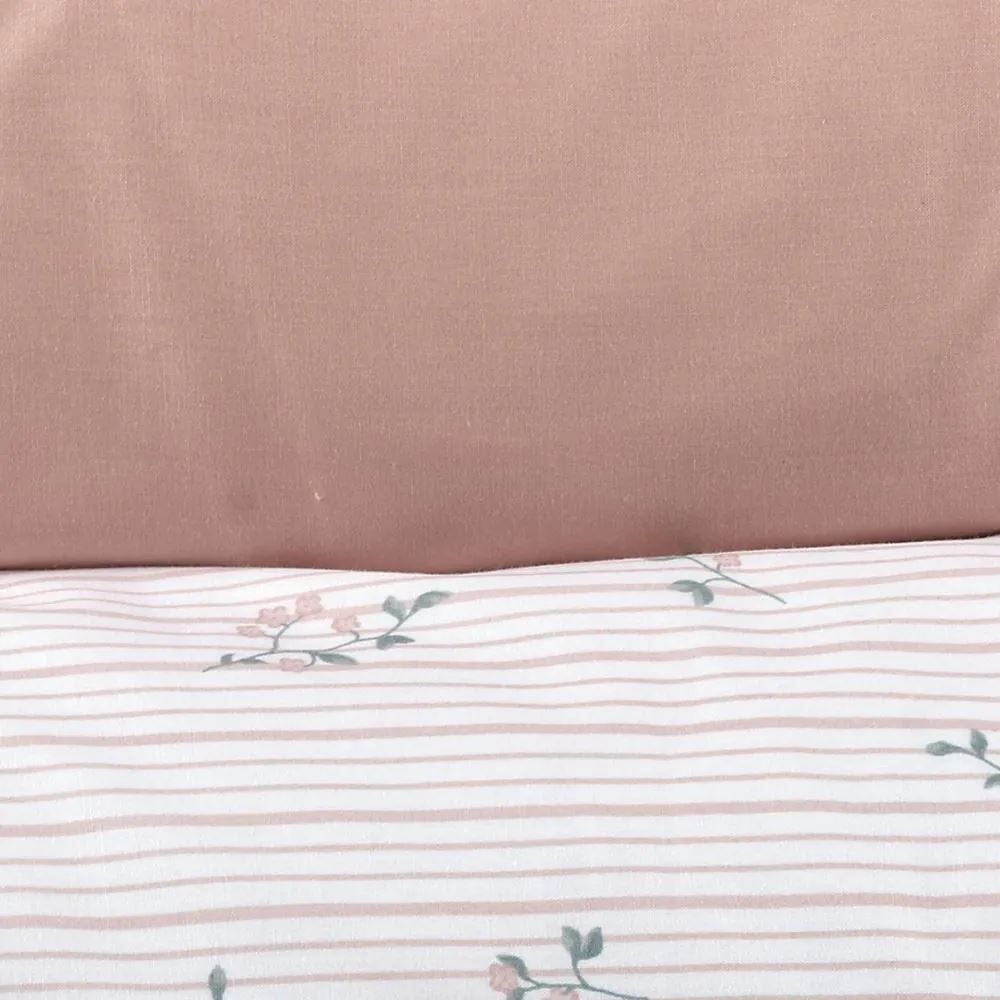 Jogo de Cama Queen 100% Algodão Buona Fortuna 3 Peças - Alice Rosa