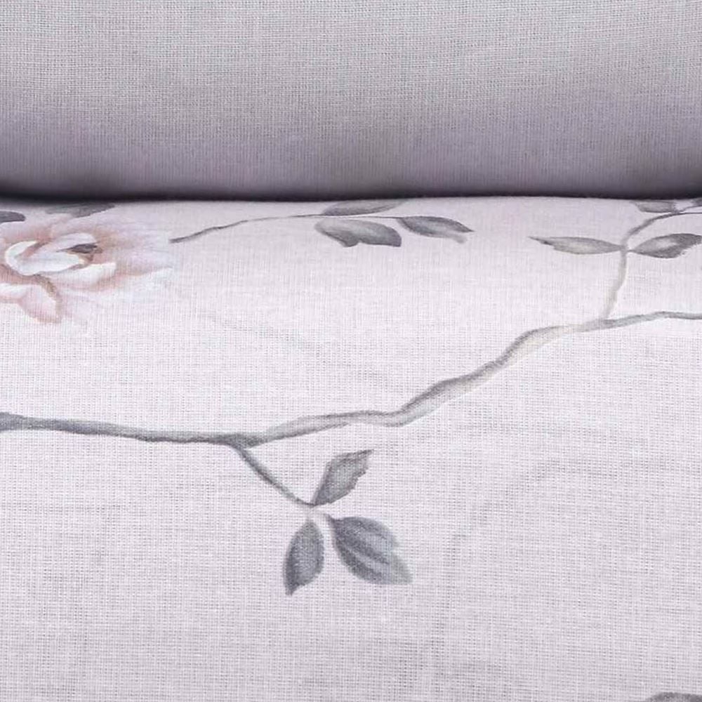 Jogo de Cama Queen 100% Algodão Royale 4 Peças - Soraia Flowers Bege