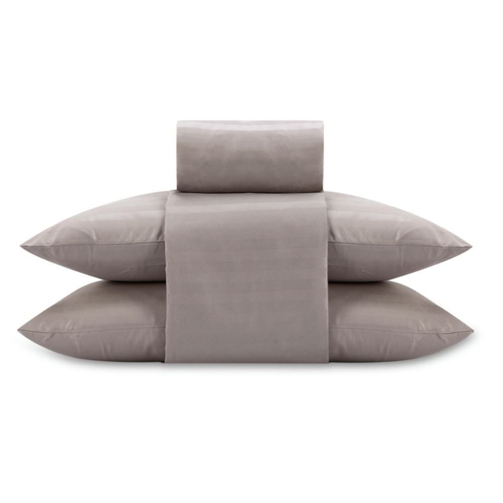 Jogo de Cama Queen 4 Peças Stripe Firenze Havan Casa - Bege