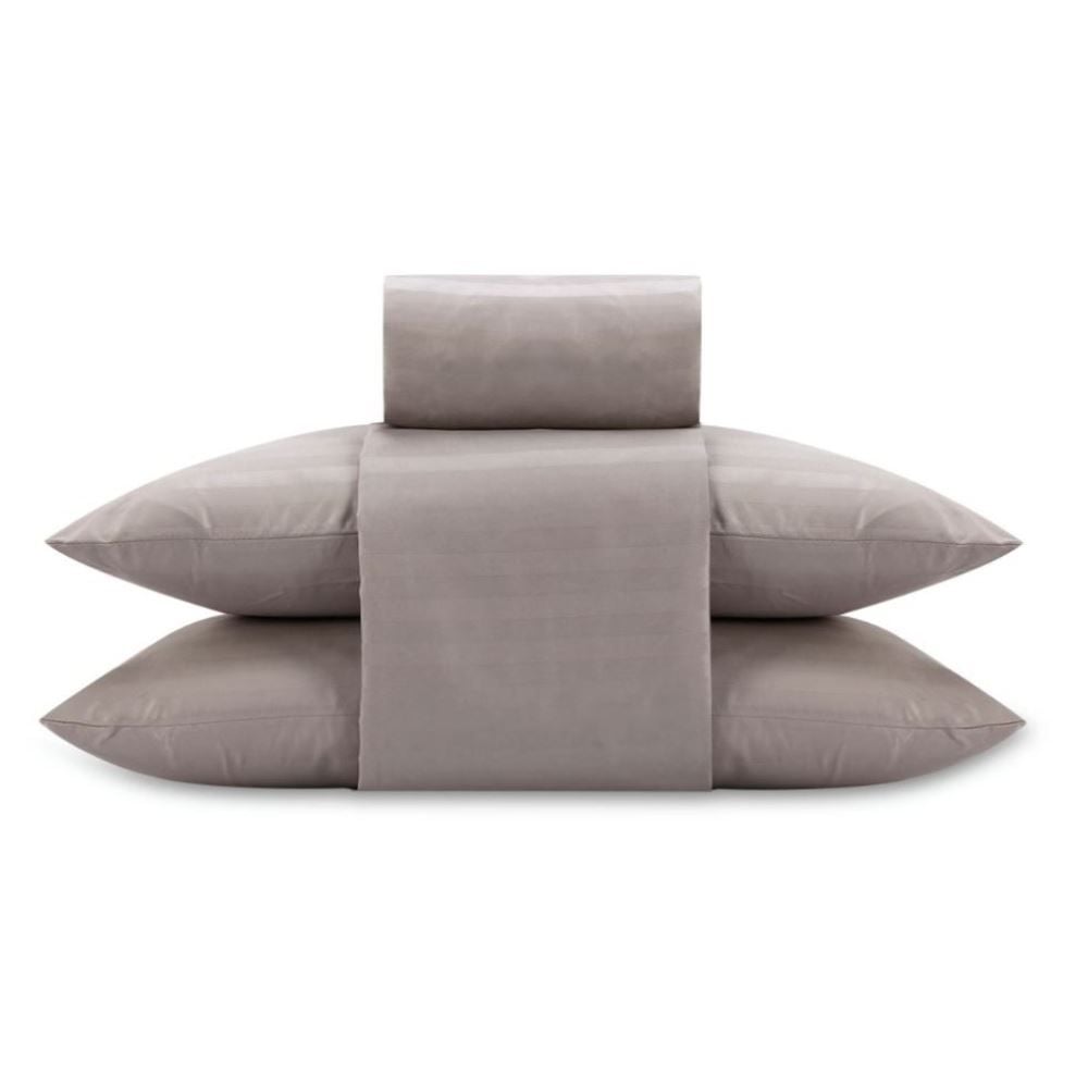 Jogo de Cama Queen 4 Peças Stripe Firenze Havan Casa - Bege