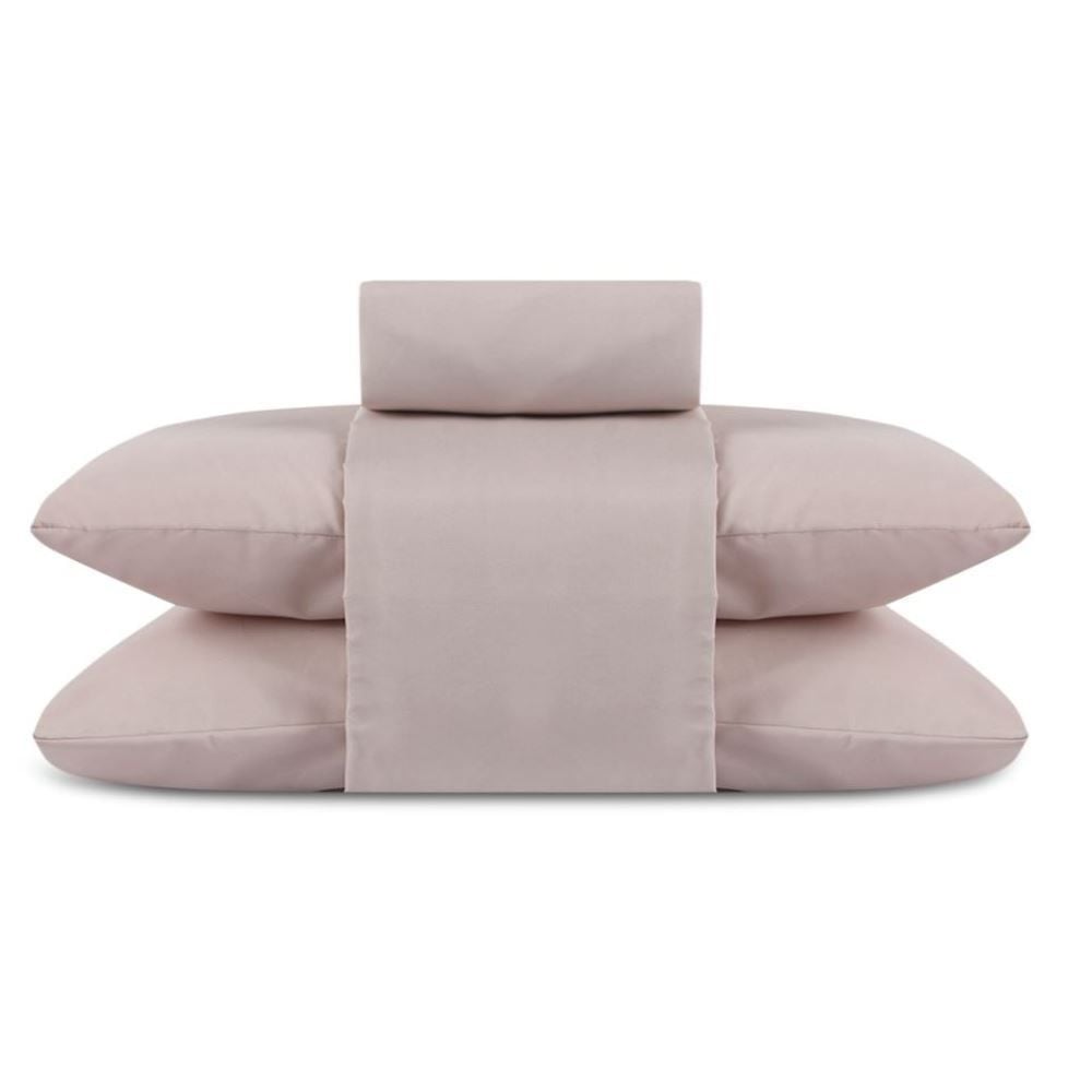 Jogo de Cama Queen Elegance Liso Havan Casa 4 Peças - Bege 2