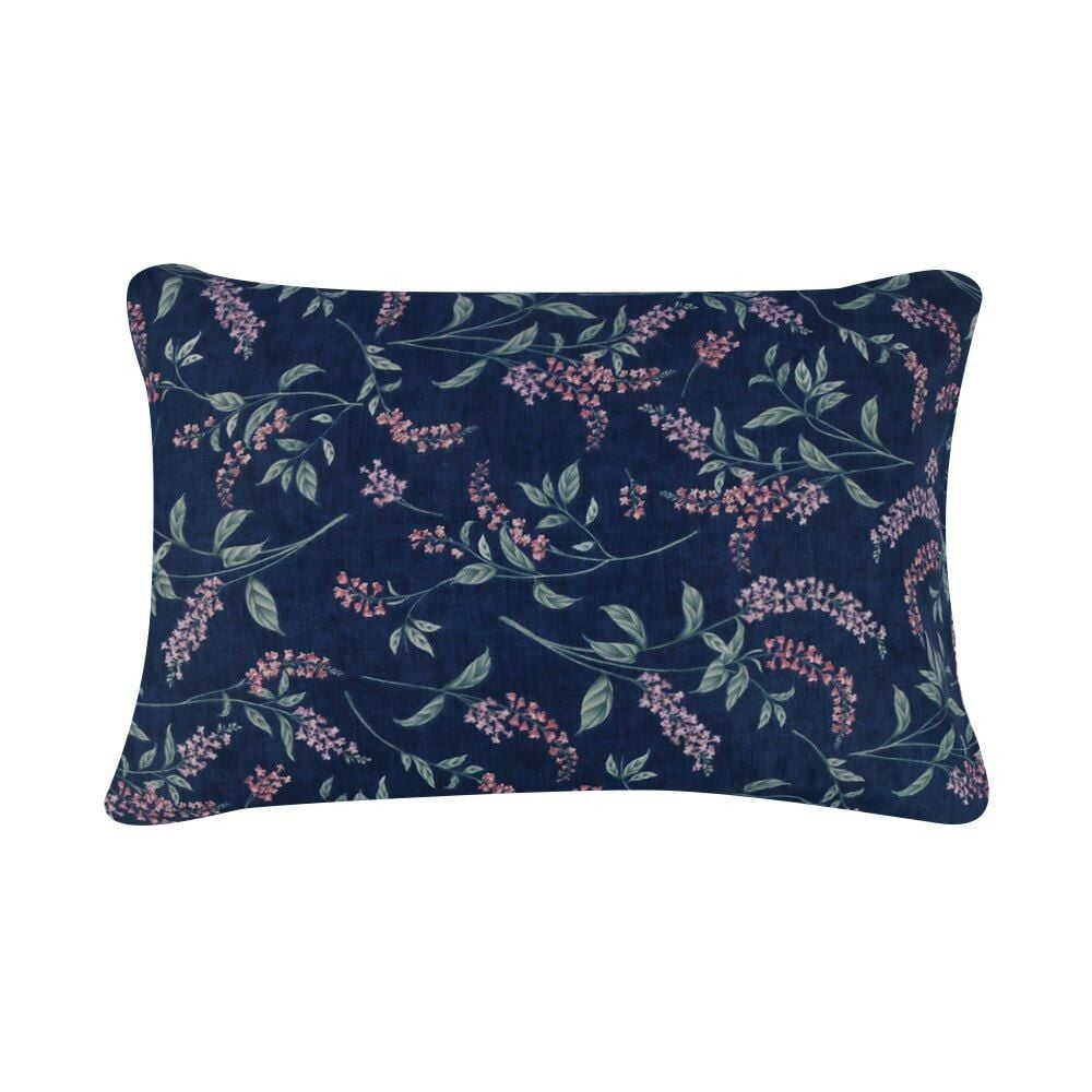 Jogo de Cama Queen Elegance Havan Casa 4 pçs - Julien Flowers Marinho