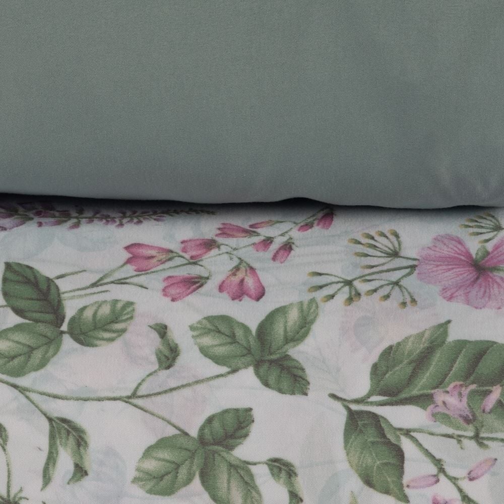 Jogo de Cama Queen Elegance Havan Casa 4 pçs - Saint Garden Verde