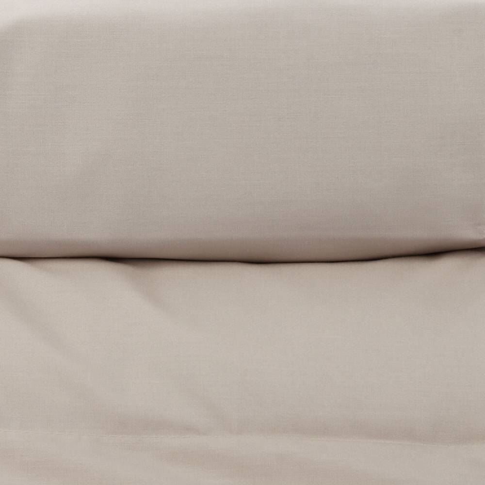 Jogo de Cama Queen Percal Buona Fortuna 3 pçs - Cru Liso Novo