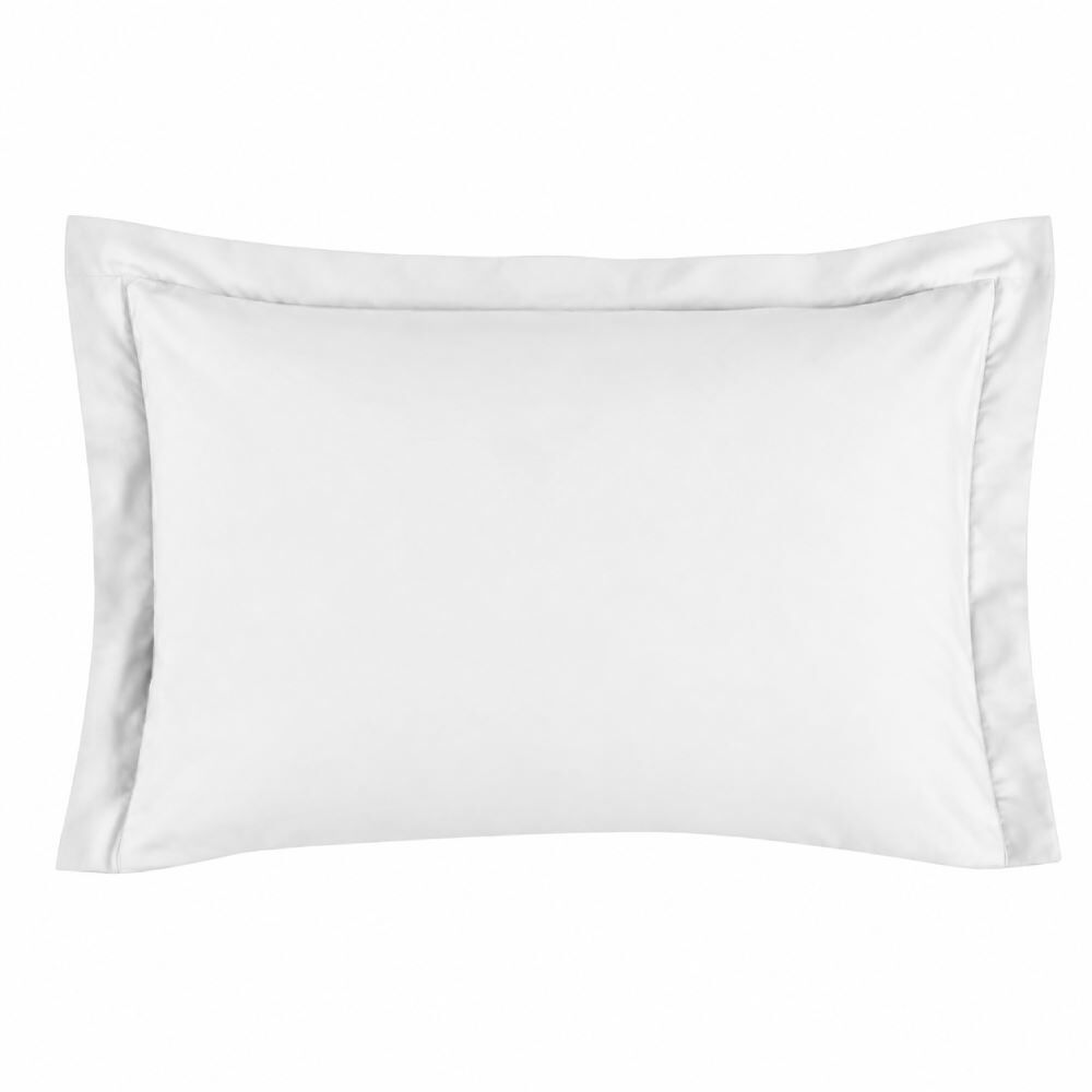 Jogo de Cama Queen Percal Buona Fortuna 3 pçs - Branco Liso Novo