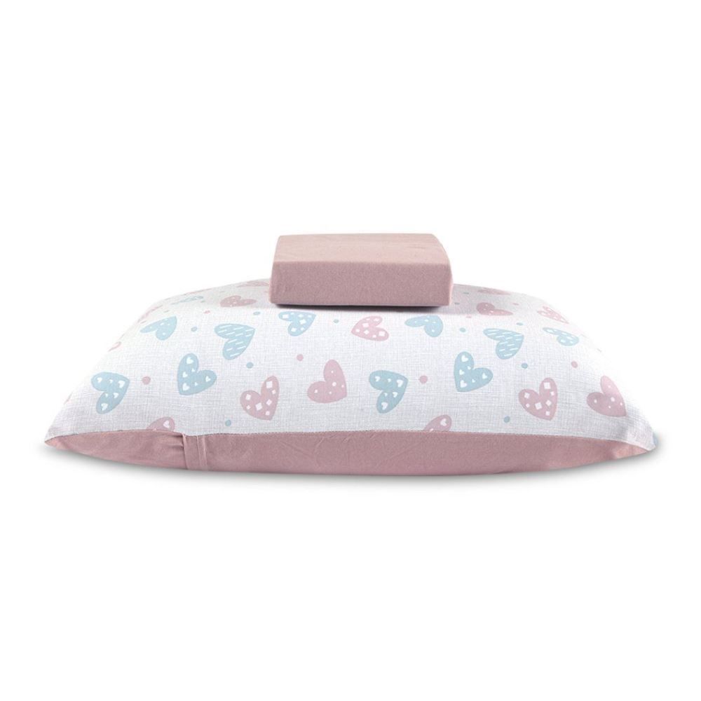 Jogo de Cama Solteiro 100% Algodão Kids Havan Casa 2 pçs - Afeto Rose Bebê