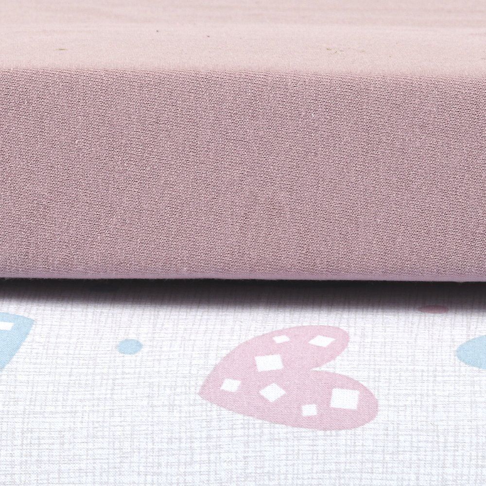 Jogo de Cama Solteiro 100% Algodão Kids Havan Casa 2 pçs - Afeto Rose Bebê