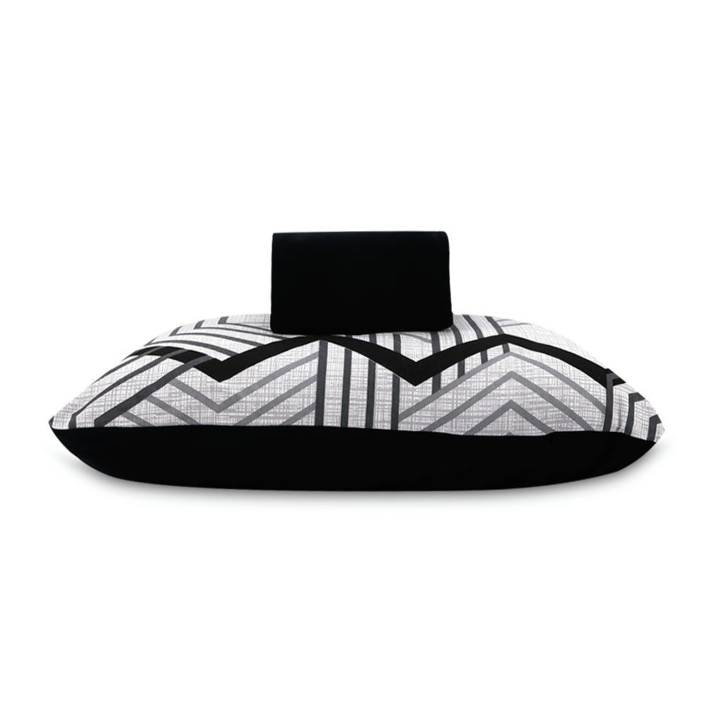 Jogo de Cama Solteiro Malha Havan Casa 2 pçs - Carbon Preto