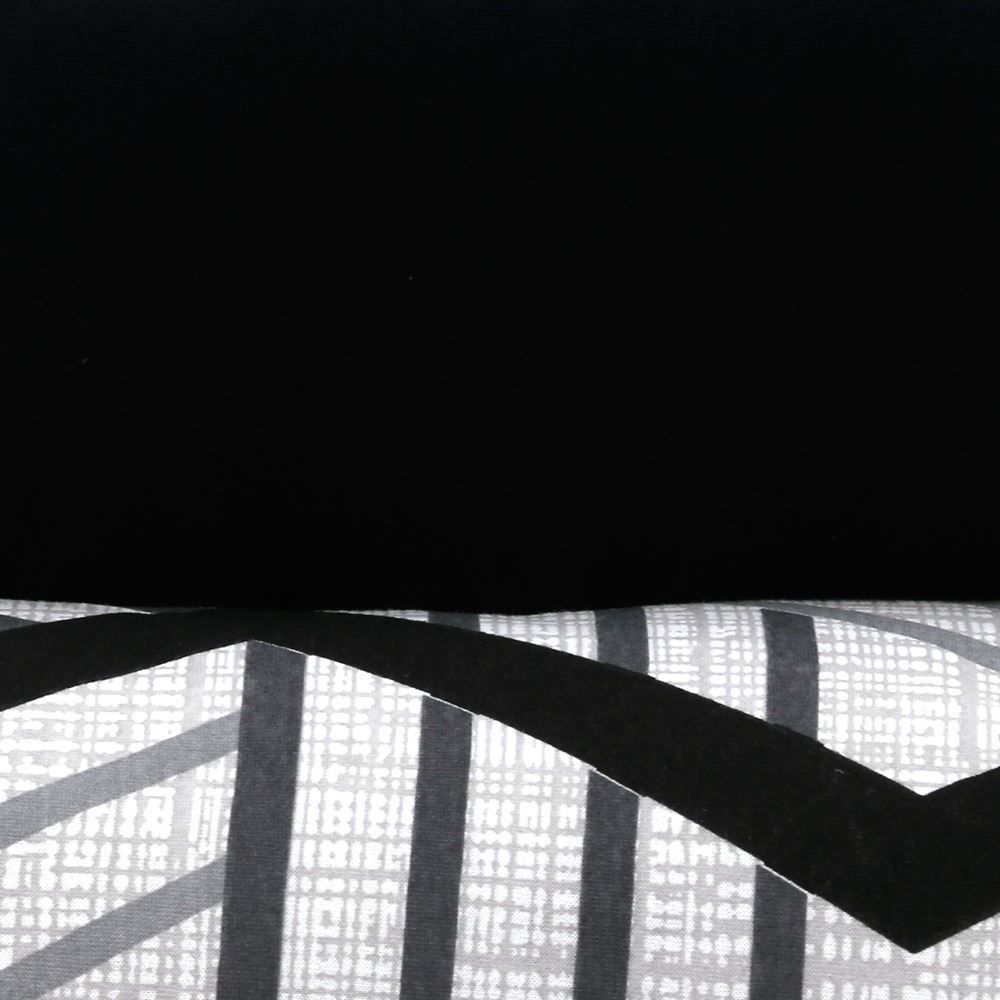 Jogo de Cama Solteiro Malha Havan Casa 2 pçs - Carbon Preto