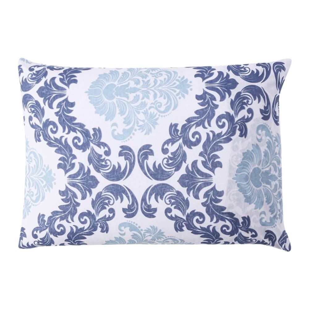 Jogo de Cama Solteiro Malha Paris Havan Casa 2 pçs - Julia Azul