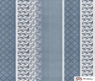 Jogo de Cama Solteiro Malha Paris Havan Casa 2 pçs - HORIZONTE AZUL/AZ JEANS