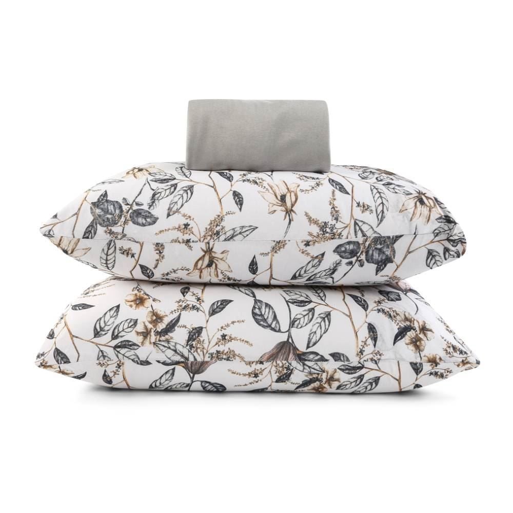 Jogo de Cama Solteiro Malha Paris Havan Casa 2 pçs - Floral Castor