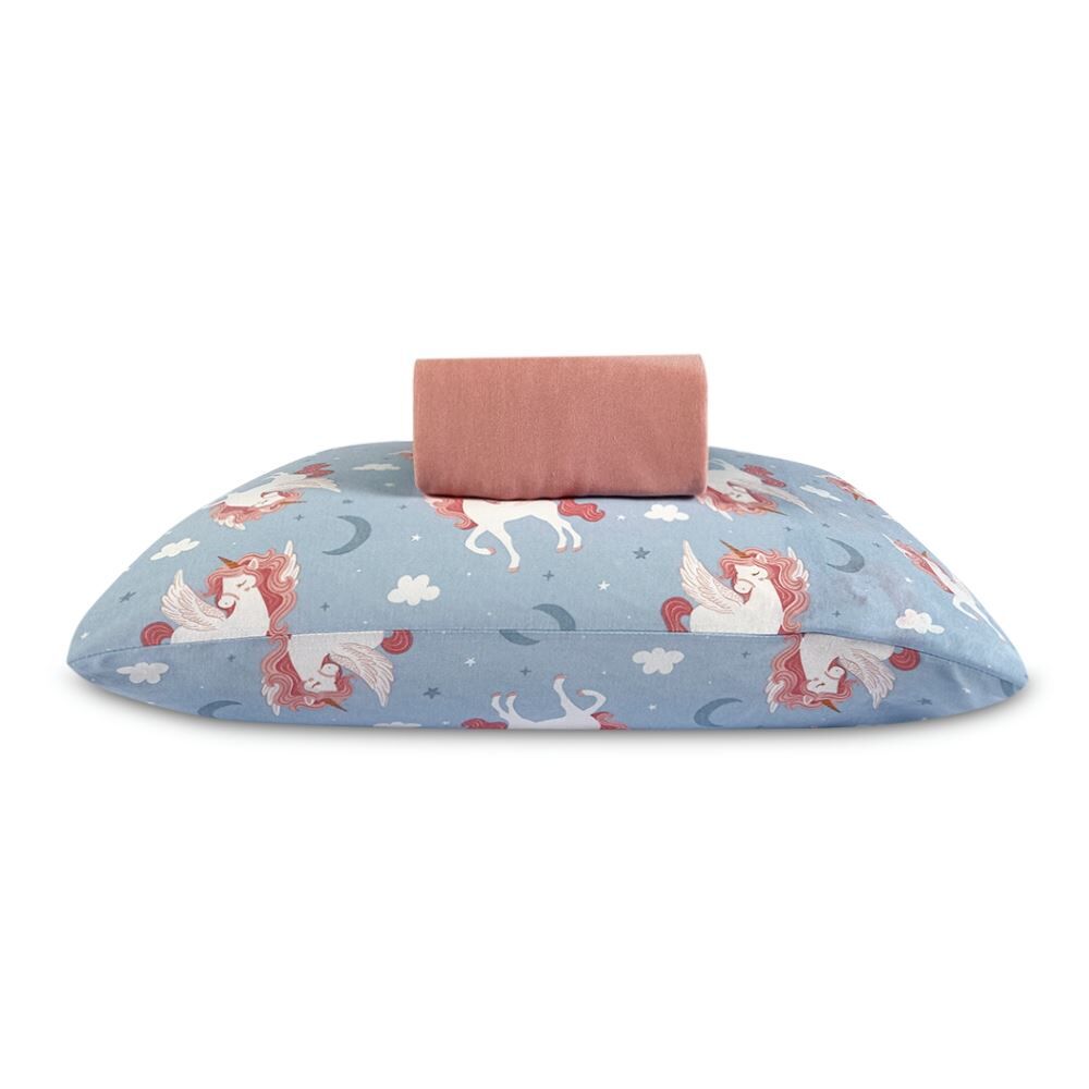 Jogo de Cama Solteiro Kids Malha Solecasa by Havan Kids 2 pçs - Unicórnios