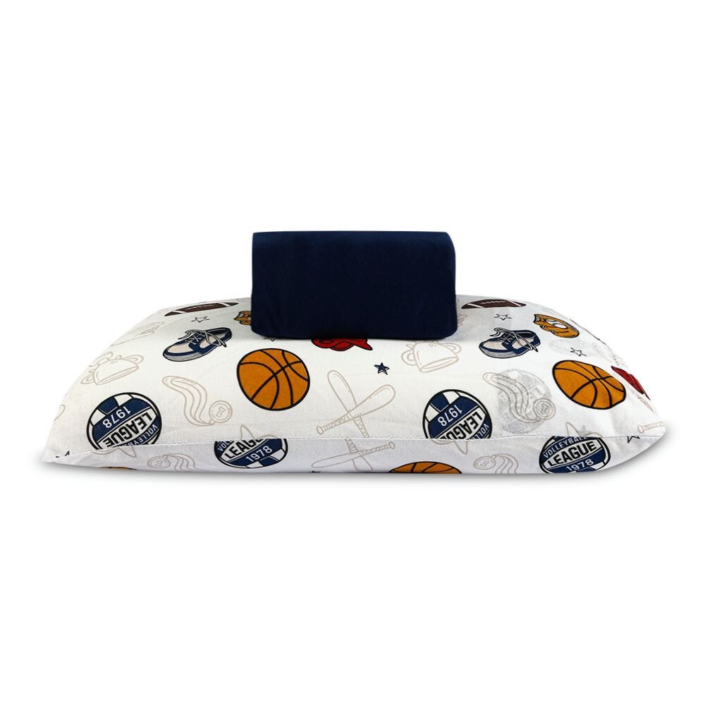 Jogo de Cama Solteiro Kids Malha Solecasa by Havan Kids 2 pçs - Esportes
