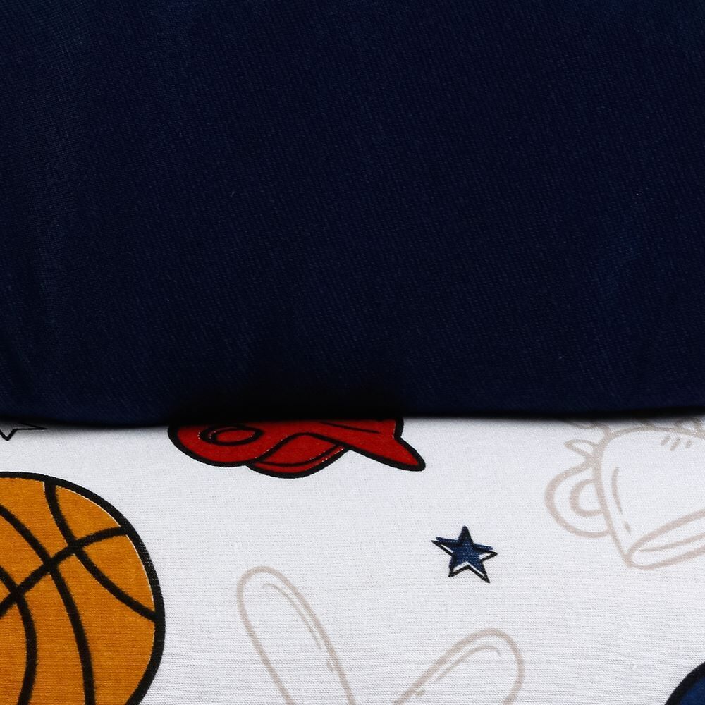 Jogo de Cama Solteiro Kids Malha Solecasa by Havan Kids 2 pçs - Esportes