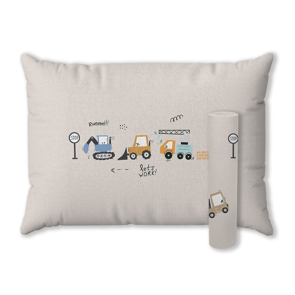 Jogo de Cama Solteiro Havan Kids 2 pçs - MAQUINAS