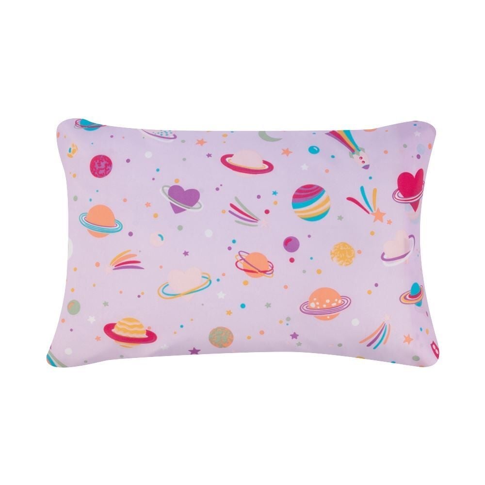  Jogo de Cama Solteiro 150 Fios Havan Kids 3 pçs - Galaxy Girl Rosa