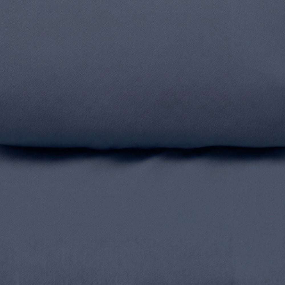 Jogo de Cama Solteiro Micro Percal Liso Havan Casa 3 Peças - Azul Marinho