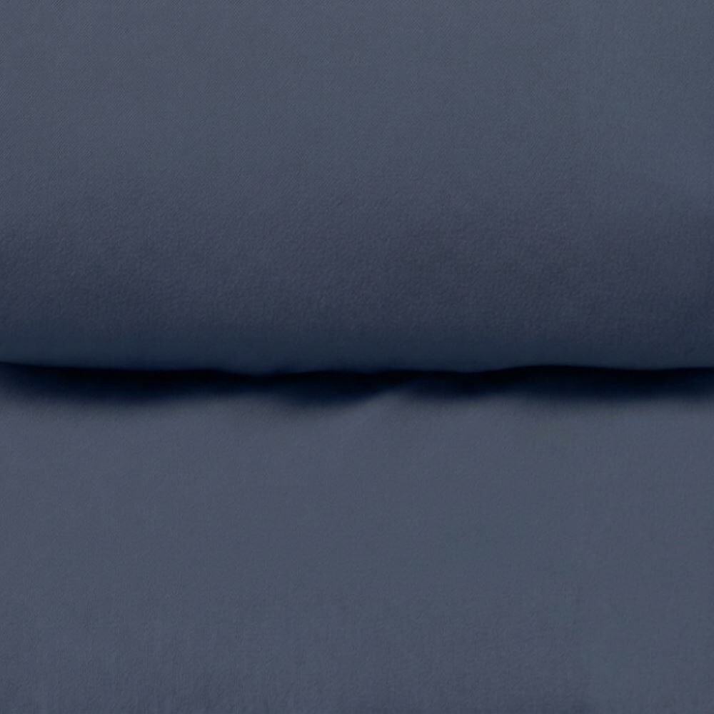 Jogo de Cama Solteiro Micro Percal Liso Havan Casa 3 Peças - Azul Marinho